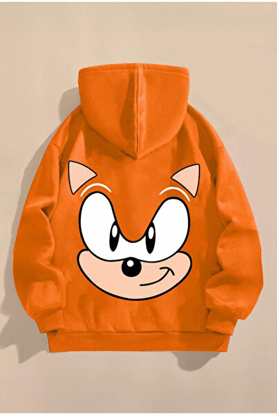 Machetta Children's Sonic Printed Hooded Sweatshirt Hoodie
