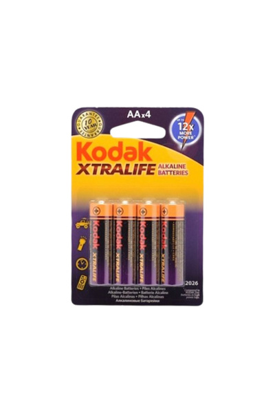 ElectroAZ Αλκαλικές μπαταρίες Kodak Xtralife R6 AA 4 τεμάχια