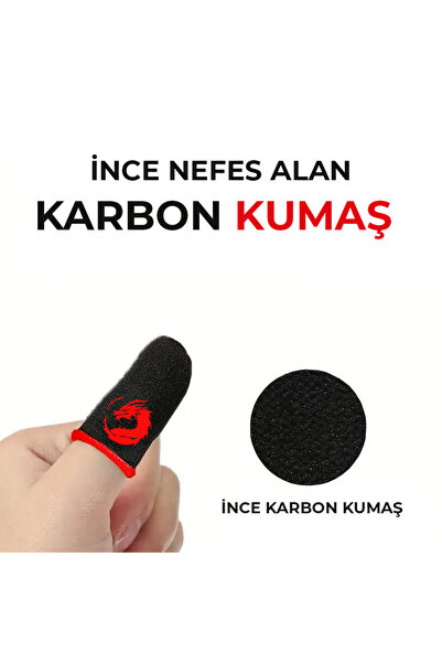İMEXTECH Bilişim Burada Pubg Ejderha Dragon Desenli Oyun Eldiveni Ter Geçirmez 1 Çift 2 Adet Parmaklık
