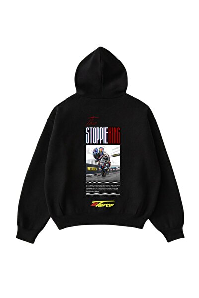 The Flowstate STOPPIE KING SWEATSHIRT/ HODIE, OZEL SIRT BASKILI MOTORCU HODIE