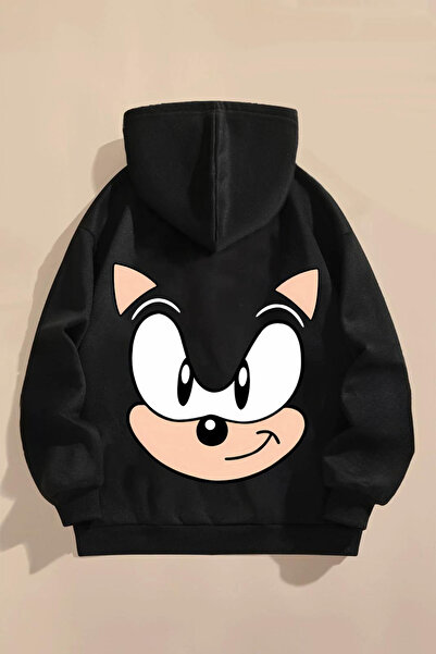 Machetta Children's Sonic Printed Hooded Sweatshirt Hoodie