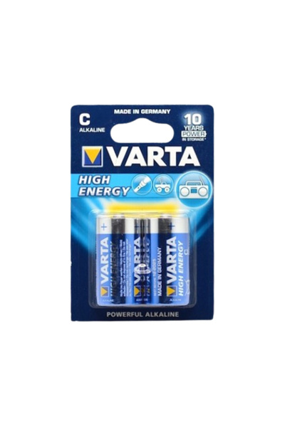 ElectroAZ Baterii alcaline Varta High-Energy R14 C, 2 bucăți