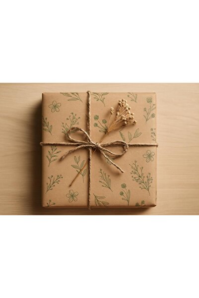 TULİ Çiçek Desenli Paketleme Kağıdı 50x70 cm (1 Adet)