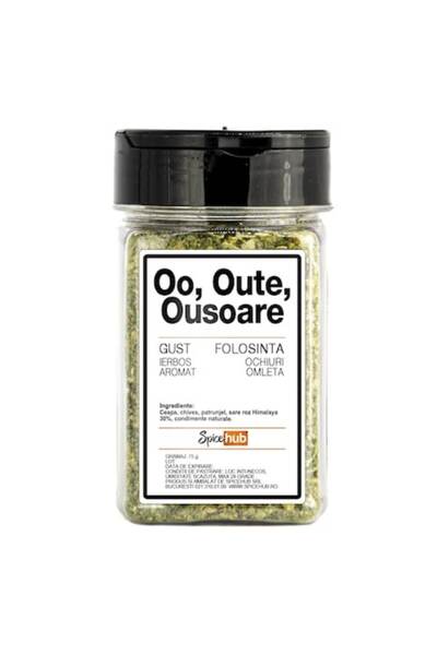 Spicehub Mix OO, OUTE, OUSOARE, condiment 100% pentru omlete, ouă ochiuri și brunch, 75g