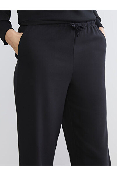 LC Waikiki Wide Leg Women's Trousers with Elastic Waist