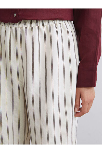 LC Waikiki Modal Blended Women's Trousers with Elastic Waist