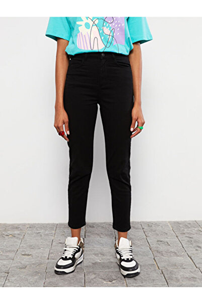 LC Waikiki Standard Fit Straight Pocket Detailed Gabardine Women's Trousers