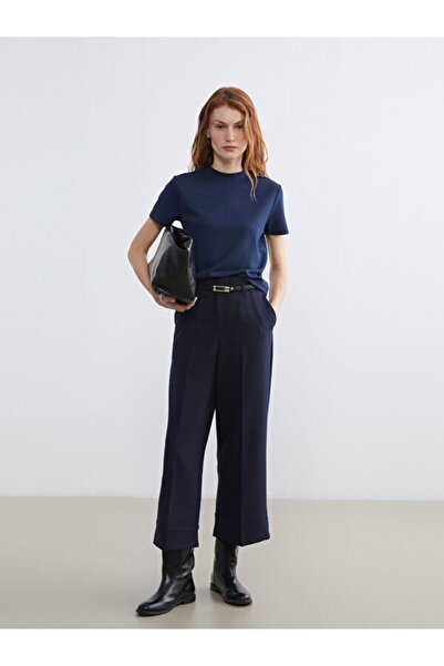 LC Waikiki Women's Standard Fit Pants with Waist Belt