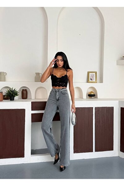 Revella أرجل واسعة جينز ليكرا واسع الساقين