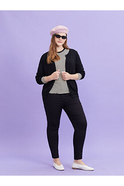 LC Waikiki Slim Fit Straight Pocket Detailed Gabardine Women's Trousers