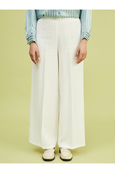 LC Waikiki Women's Pleated Trousers with Elastic Waist