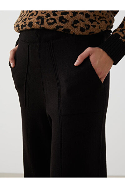 LC Waikiki Women's Knitwear Trousers with Elastic Waist