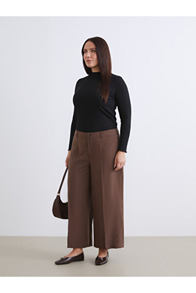 LC Waikiki Modal Blend Women's Pleated Trousers