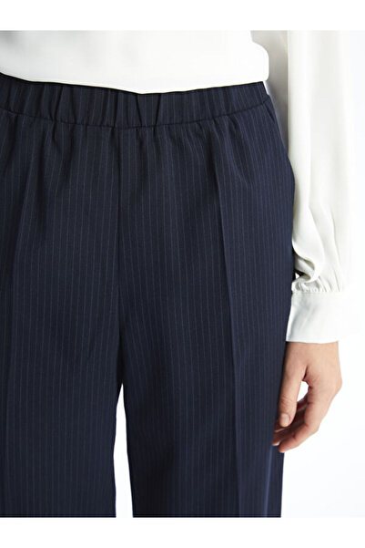 LC Waikiki Elastic Waist Striped Women's Trousers