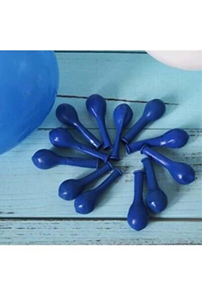 ebru parti evi 5 Inch Dark Blue Mini Balloon 10 Pieces