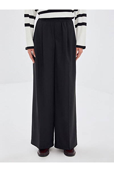 LC Waikiki Comfortable Fit Women's Trousers with Elastic Waist