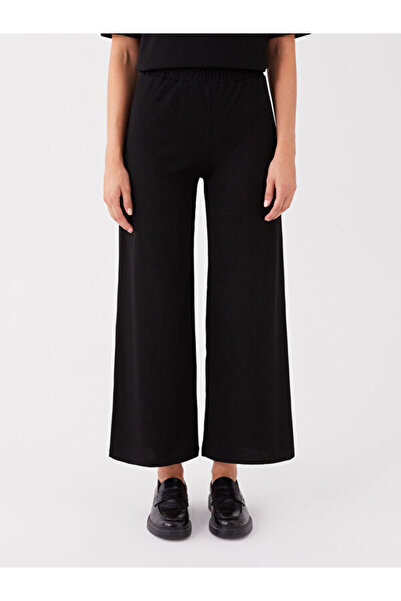 LC Waikiki Standard Fit Women's Trousers with Elastic Waist