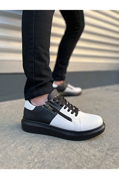 Mhoda Shoes Jy155 Warrior Lace-Up and Zipper Skin Men's Casual Sneaker Shoes ...