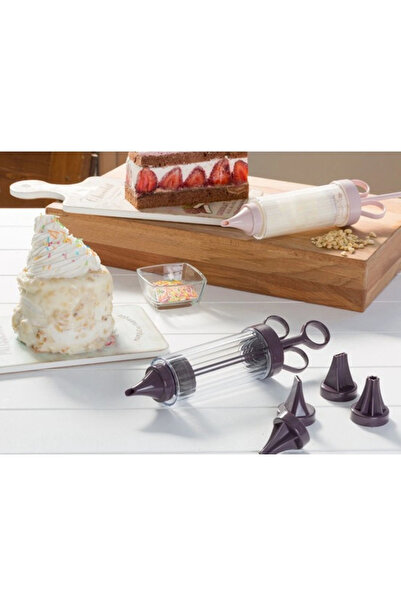 MEKs Cream pump set - cake decorating cream shaping tool set