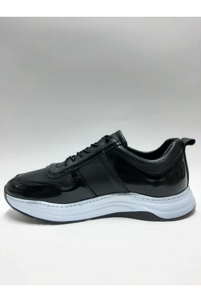 baykara Genuine Leather Light Sole Sports Model Wide Fit Large Size (45-46-47-48..) Men's Shoes