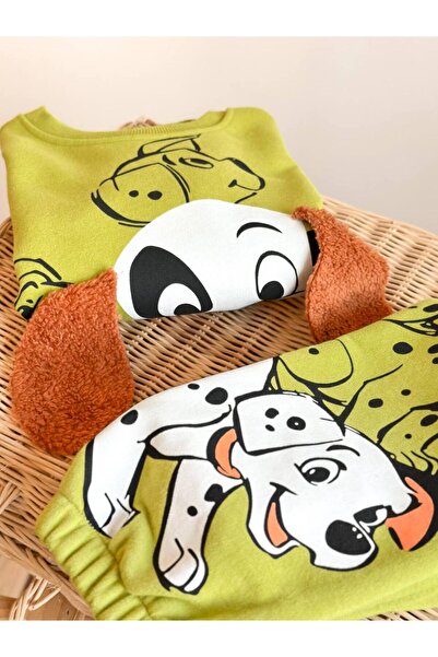 Pinkitokids Dalmatians 3D Sweatshirt and Sweatpants Set