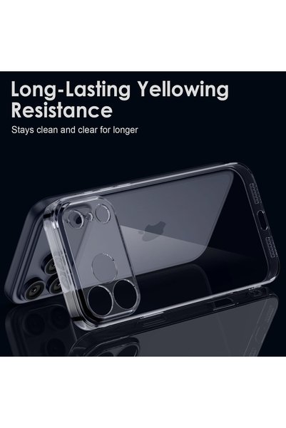 USIDE iPhone 17 Pro Case Camera Protection Shockproof Transparent Soft Silicone Cover