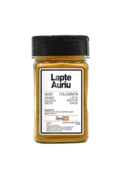Spicehub Mix Lapte Auriu, condiment 100% pentru băuturi calde, smoothie-uri și deserturi, 85g