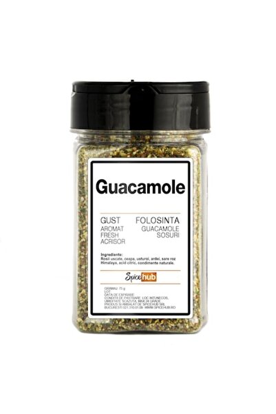 Spicehub Mix Guacamole, condiment 100% pentru avocado, tacos și sosuri mexica...