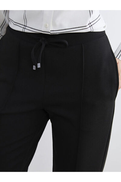 LC Waikiki Carrot Cut Women's Trousers with Elastic Waist