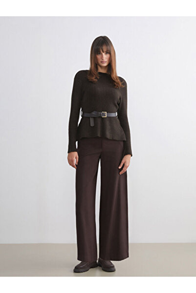 LC Waikiki Standard Fit Wide Leg Women's Trousers