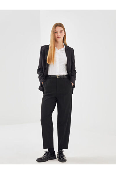 LC Waikiki Waist Belted Loose Fit Women's Trousers