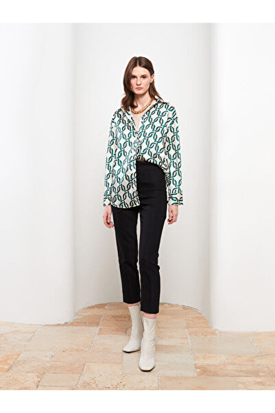 LC Waikiki Women's High Waist Standard Fit Straight Trousers