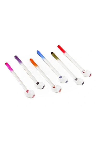 MEKs Glass Teaspoon 6 Pieces