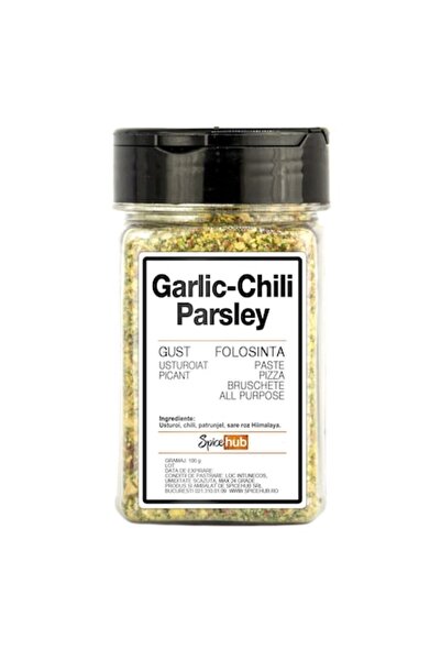 Spicehub Mix Garlic Chili Parsley, condiment 100% pentru paste, creveți și le...