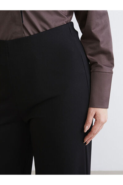 LC Waikiki Plus Size Elastic Waist Women's Trousers