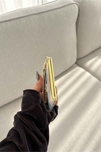 Yuka Atelier Shiny Faux Leather Card Holder with Bow Detail