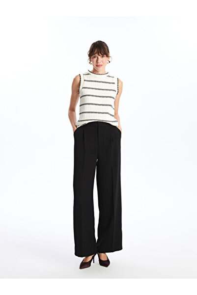 LC Waikiki Elastic Waist Loose Fit Women's Trousers