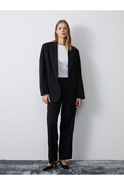 LC Waikiki Γυναικείο παντελόνι Loose Fit ριγέ