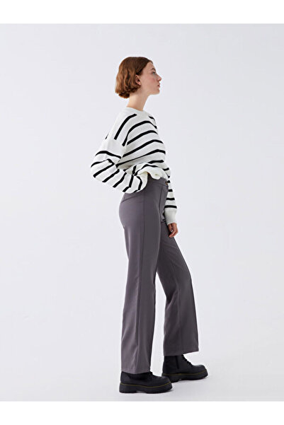 LC Waikiki Slim Fit Straight Wide Leg Women's Trousers