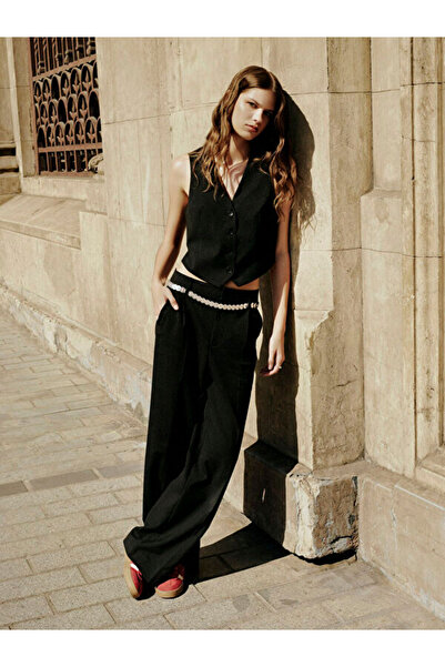 LC Waikiki Striped Women's Trousers