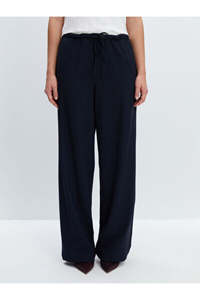 LC Waikiki Elastic Waist Striped Women's Trousers