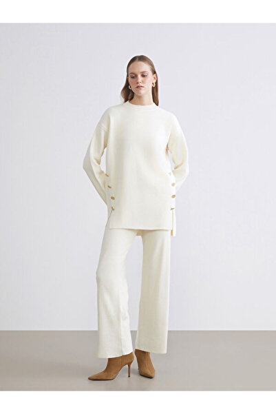 LC Waikiki Women's Knitwear Trousers with Elastic Waist