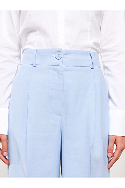 LC Waikiki Women's High Waist Comfortable Fit Straight Trousers