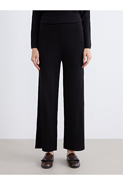 LC Waikiki Women's Knitwear Trousers with Elastic Waist