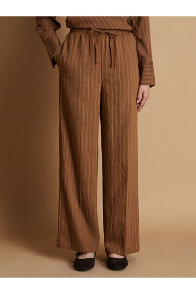 LC Waikiki Modal Blended Women's Trousers with Elastic Waist