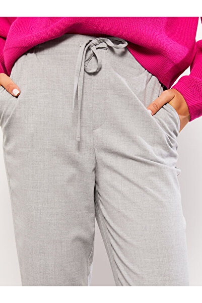 LC Waikiki Women's Elastic Waist Straight Trousers