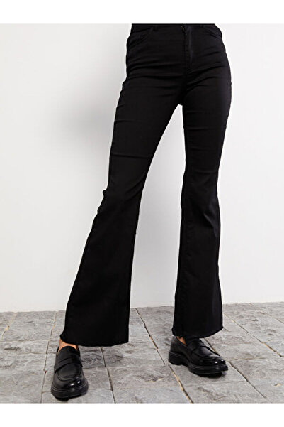 LC Waikiki Slim Fit Straight Gabardine Women's Trousers