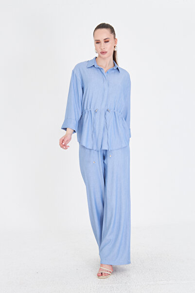 Nadrina Belted top and bottom set