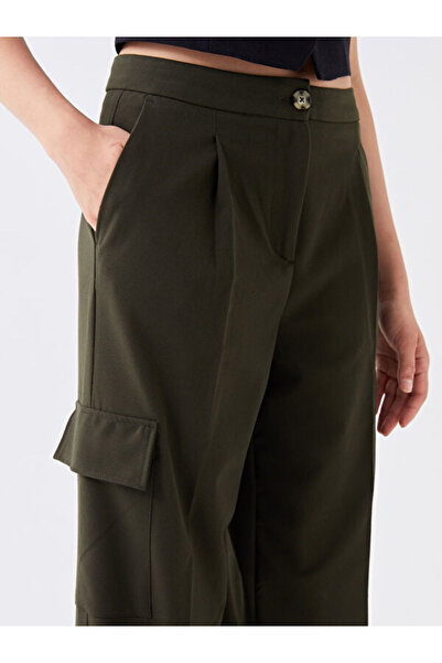 LC Waikiki Women's Comfortable Fit Straight Cargo Pants