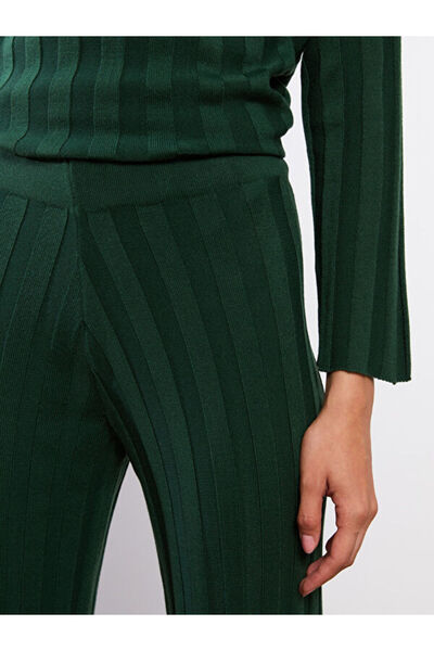 LC Waikiki Women's Elastic Waist Plain Knitwear Trousers